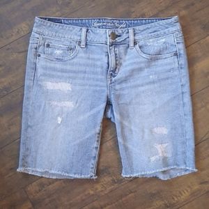 EUC Size 8 Women's Distressed American Eagle Shorts